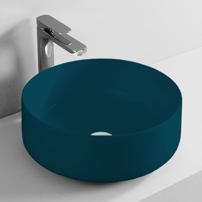 Artceram COGNAC Раковина 42 см, без отв., настольная, цвет: petrolio