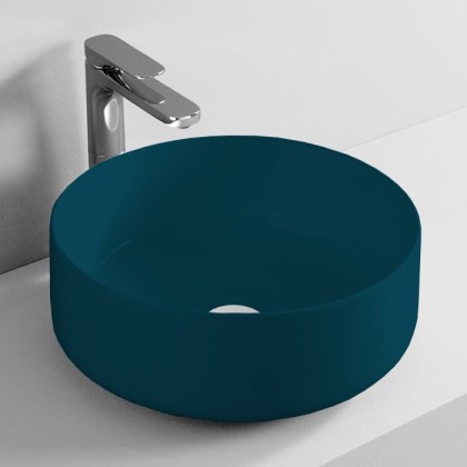 Artceram COGNAC Раковина 42 см, без отв., настольная, цвет: petrolio