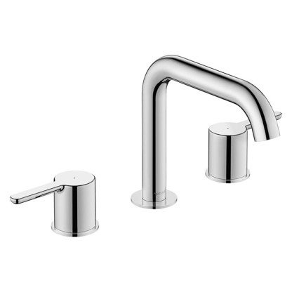 Duravit C.1 Смеситель для раковины, 3 отв., излив 160мм, цвет: хром
