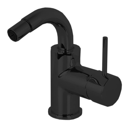 Fima Carlo Frattini Spillo Up Смеситель для биде, на 1 отв., с донным клапаном, цвет: черный матовый