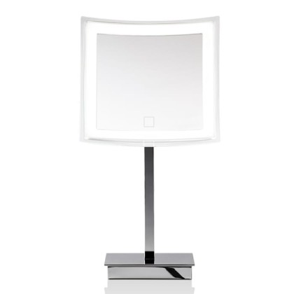Decor Walther BS 83 Touch Косметическое зеркало 23x21xh41.5см, настольное, увел. 5x, сенсорный вкл., подсветка LED, цвет: хром