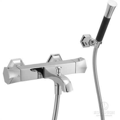 CISAL Cherie Термостатический смеситель для ванны, с душевым комплектом, цвет: хром