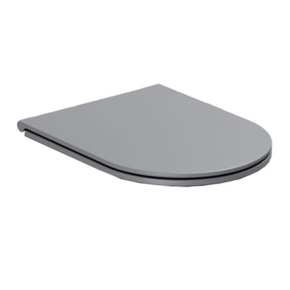 Azzurra Forma Сиденье для унитаза, быстросъемное с микролифтом, фурнитура хром, цвет: Antracite