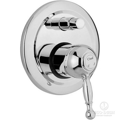 CISAL Arcana Royal Встраиваемый однорычажный смеситель для ванны/душа, цвет: хром