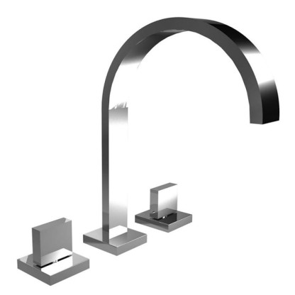 Bongio Domino Смеситель для раковины на 3 отв, цвет: хром