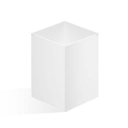 Decor Walther DW 362 Бокс универсальный 6x6x9см, настольный, цвет: белый матовый
