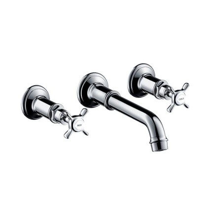 Axor Montreux Смеситель для раковины, настенный, на 3 отв., СМ, внешняя часть, цвет: хром