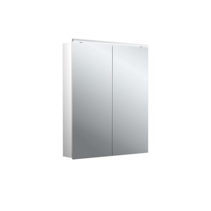 Emco Flat II Зеркальный шкаф 60см., с подсветкой Classicleuchte, навесная модель, с подсв. для раковины, 2 дверка