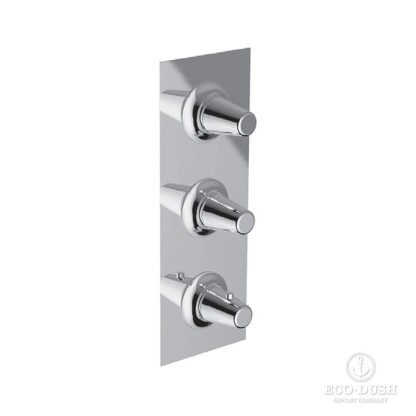 CISAL Vita Смеситель вертикальный термостатический встраиваемый для душа 2-х функциональный, цвет хром