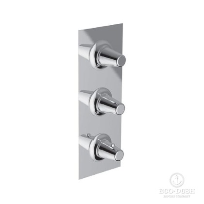 CISAL Vita Смеситель вертикальный термостатический встраиваемый для душа 2-х функциональный, цвет хром