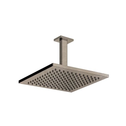 Gessi Emporio shower Верхний душ, потолочная, поворотная с шарниром, с защитой от известкового налёта, цвет: Finox Brushed Nickel