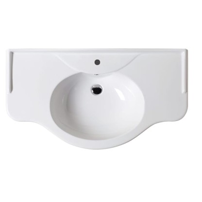 AZZURRA GIUNONE Раковина-консоль 112х62х6 см, 1 отв., цвет: белый