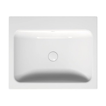 Bette One Раковина встраиваемая на столешницу 60x49.5x13см, без отв., с переливом, сталь, цвет: белый