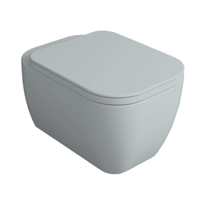 Simas Henges Унитаз подвесной 38х55см.,безободковый, цвет: tela matt