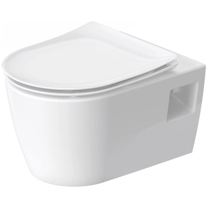 Duravit Soleil by Starck Унитаз 37х54см., подвесной, безободковый, с открытым креплением, Weiss Hochglanz, HyG, цвет: белый