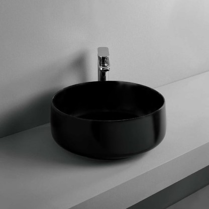 ArtCeram Cognac Раковина 35 см, без отв., без слив-перелива, цвет: черный матовый