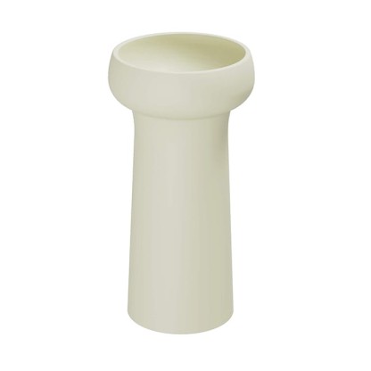 Azzurra Graal Раковина круглая напольная 40,5xH85 см, без отв. под смеситель, слив в пол, цвет: Perl?