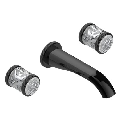 THG Hirondelles Platinum Stamped Смеситель для раковины, встраиваемый, цвет: Brown bronze color PVD