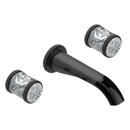 THG Hirondelles Platinum Stamped Смеситель для раковины, встраиваемый, цвет: Brown bronze color PVD