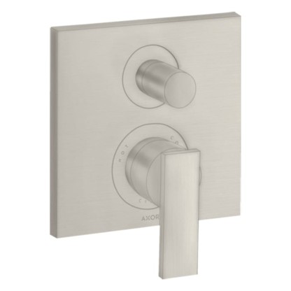 Axor Citterio Смеситель для ванны, встраиваемый, с переключателем потоков, цвет: сталь