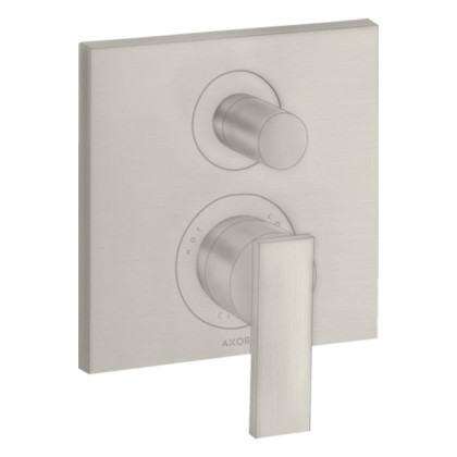 Axor Citterio Смеситель для ванны, встраиваемый, с переключателем потоков, цвет: сталь