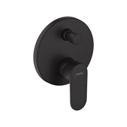 Hansgrohe Vernis Blend Смеситель для ванны, встраиваемый, внешняя часть, цвет: матовый черный