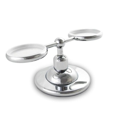 Nicolazzi Cristallo Di Rocca Держатель для мыльницы и стакана, настольный, цвет: хром (без керамики)