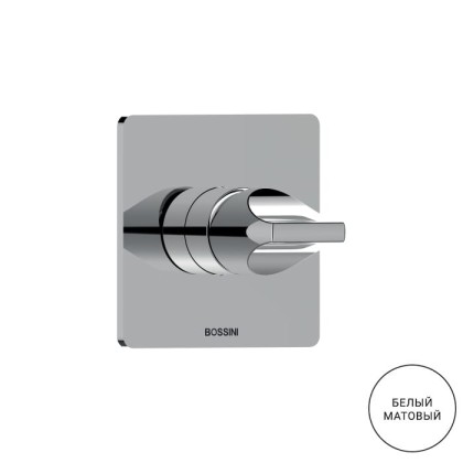 Bossini Apice Смеситель для душа, встраиваемый, цвет: белый матовый