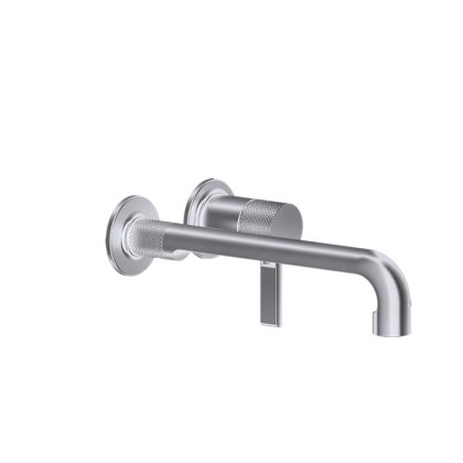 Gessi Inciso Встраиваемый смеситель для раковины с изливом 264-234мм, внешняя часть, цвет: finox