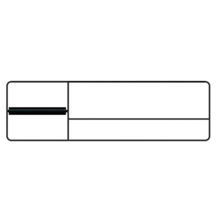 Bertocci Fly Релинг металлический 41см для аксессуаров из композита, с полотенцедержателем и бумагодержателем,SX, цвет: черный матовый