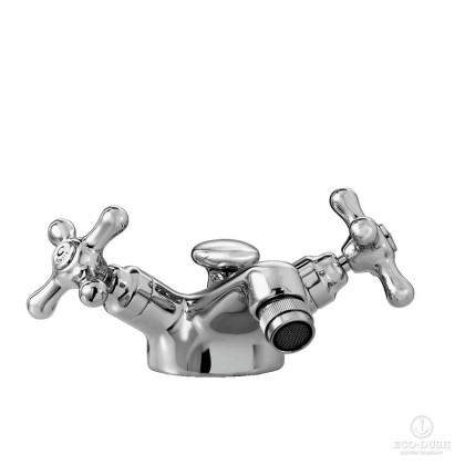 Stella Roma Смеситель для биде на 1 отверстие 3604, с донным клапаном, цвет: хром