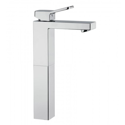 Смеситель для раковины с высоким изливом Bongio Reef, цвет: хром