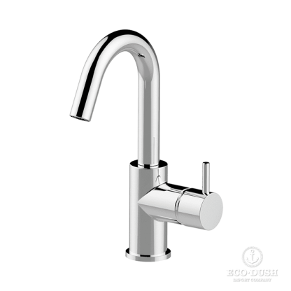 Cisal Less New Смеситель для раковины, на 1 отв., с донным клапаном, цвет: хром