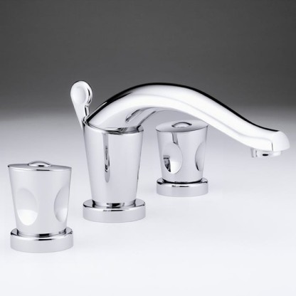 THG Bagatelle metal Смеситель для раковины, 3 отв., цвет: хром