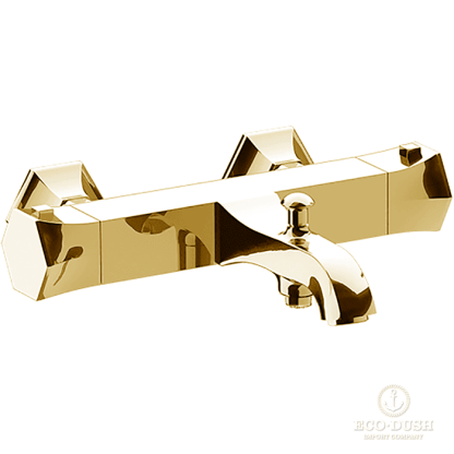 CISAL Cherie Смеситель термостатический настенный для ванны/душа, цвет: золото