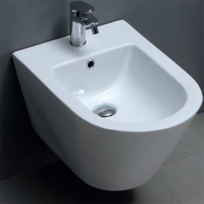 AZZURRA FORMA Биде подвесное  54х37х30,5см , с 1 отв под смеситель, цвет: белый