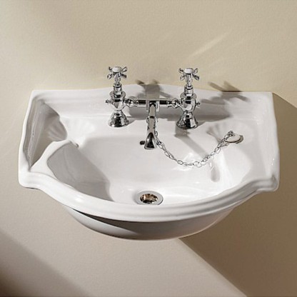 Devon&Devon Oxford Раковина 54х38 см, 3 отв., цвет: белый