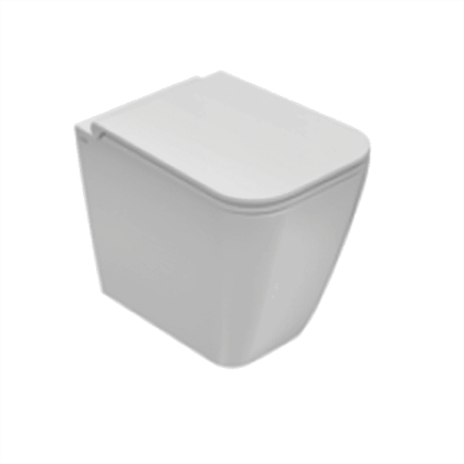 Globo Stone Унитаз напольный безободковый  52х36см, с системой скрытого крепежа, слив универсальный, цвет: белый