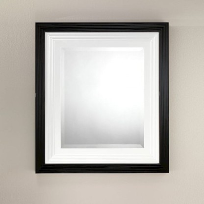 Devon&Devon Plaza Зеркало 87.5х77см, цвет: черный/белый
