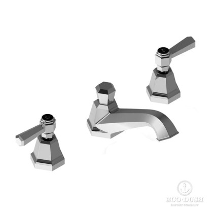 Stella Eccelsa Leve Смеситель для раковины на 3 отверстия 3224P, с донным клапаном, цвет: хром