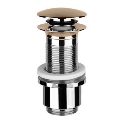 Gessi Автоматический донный клапан “Stop&Go” для раковины без перелива, цвет: Copper PVD