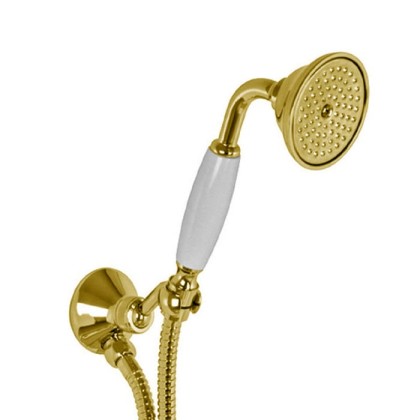 Fima Carlo Frattini Set doccia Душевой гарнитур, ручной душ с держателем и шланогом 150см., цвет: золото