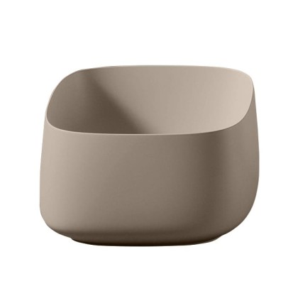 Artceram Cognac Раковина 43x43х22.5 см, без отв., накладная Quadro, без перелива, цвет: matera