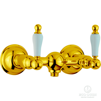 CISAL Arcana Toscana Смеситель для душа без душевого комплекта, цвет: золото/белый