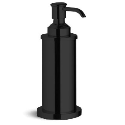 Bertocci Cinquecento Дозатор настольный в металлической колбе, цвет: черный матовый