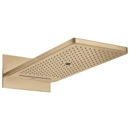 Axor ShowerSolutions Верхний душ 25x58см, 3jet, настенный, цвет: шлифованная бронза