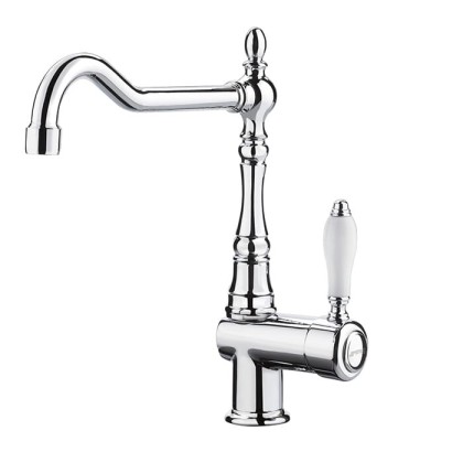 Carlo Frattini Kitchen Смеситель для кухни, вращающийся излив, цвет: хром