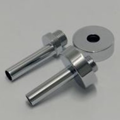 Irsap TOLE/BELLA Комплект для монтажа водяного полотенцесушителя (трубка с эксцентриком 1/2" и декоративная накладка), цвет: хром