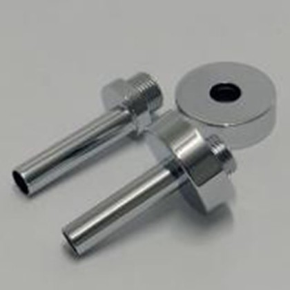 Irsap TOLE/BELLA Комплект для монтажа водяного полотенцесушителя (трубка с эксцентриком 1/2" и декоративная накладка), цвет: хром