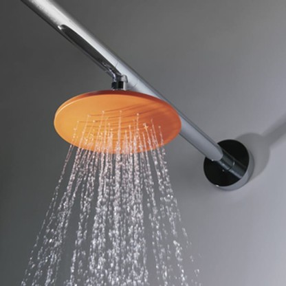 Agape Al dente Душевая головка, ? 180мм, цвет: оранжевый